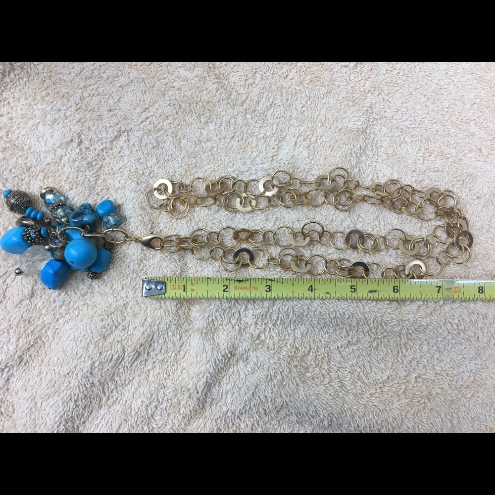 Turquoise and Gold Necklace 💙💛